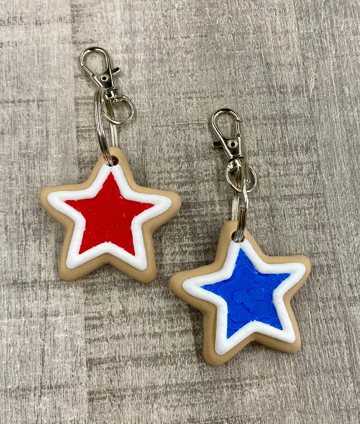 Star Cookie Keychain