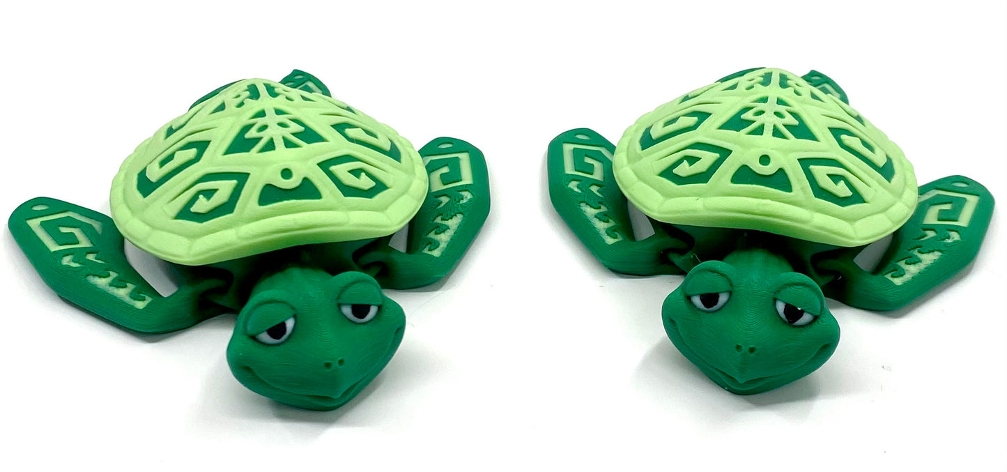 Flexi Tattooed Turtle