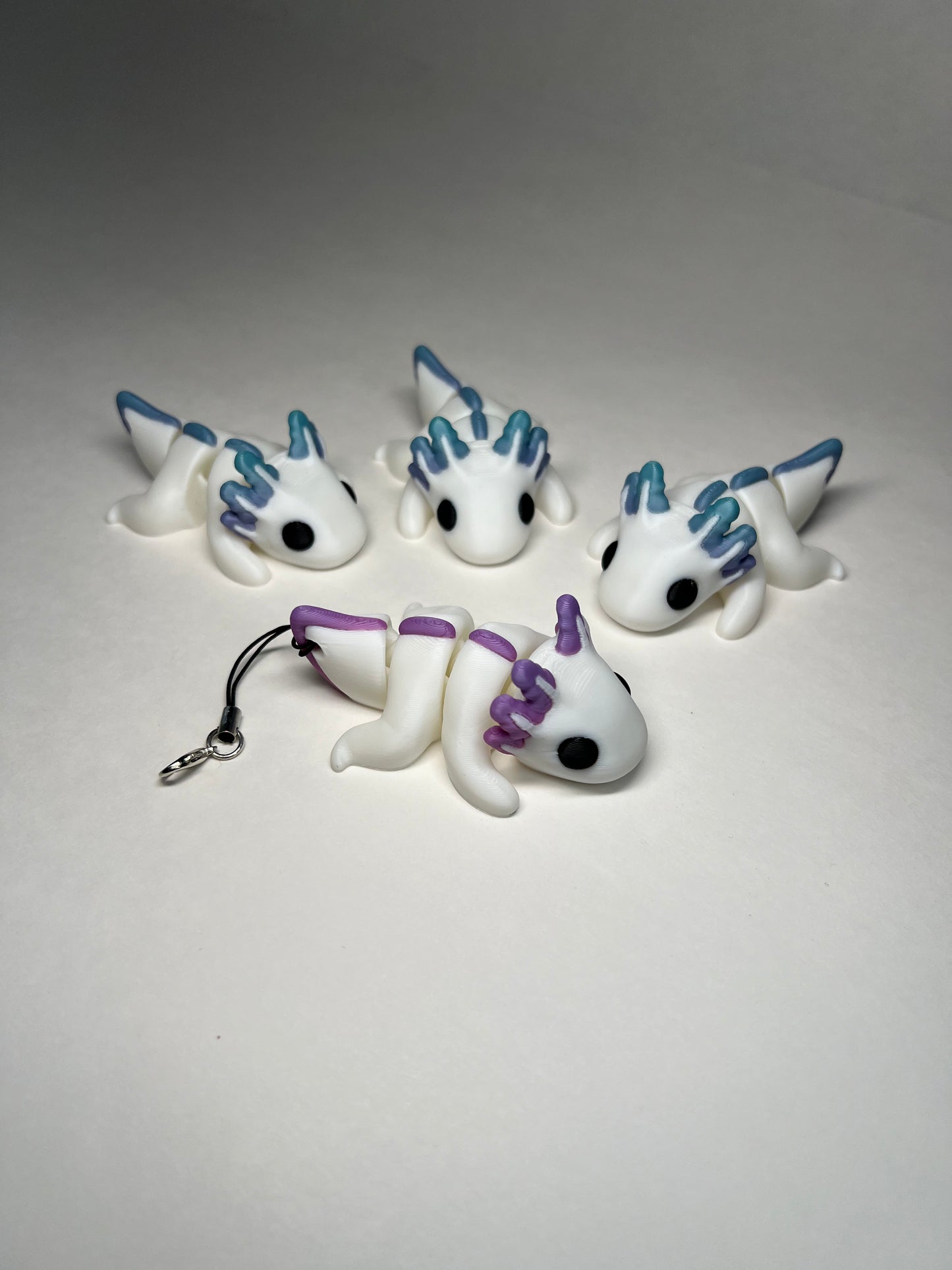 Baby Axolotl Keychain