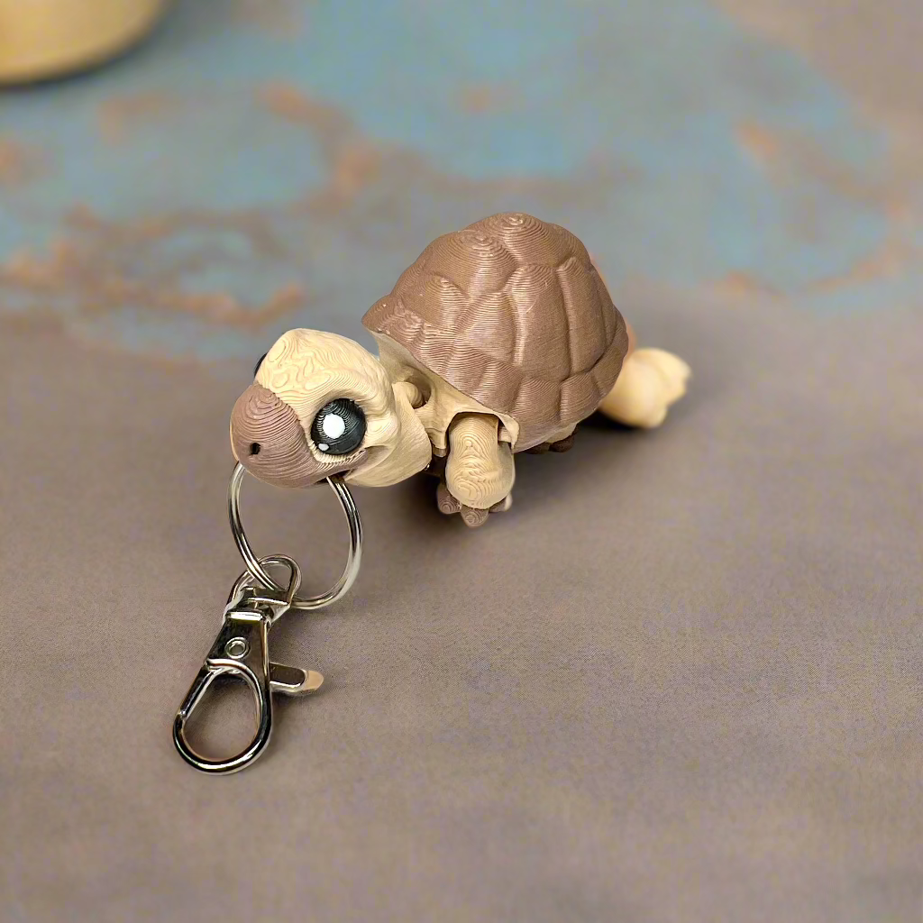 Cute Mini Tortoise Keychain