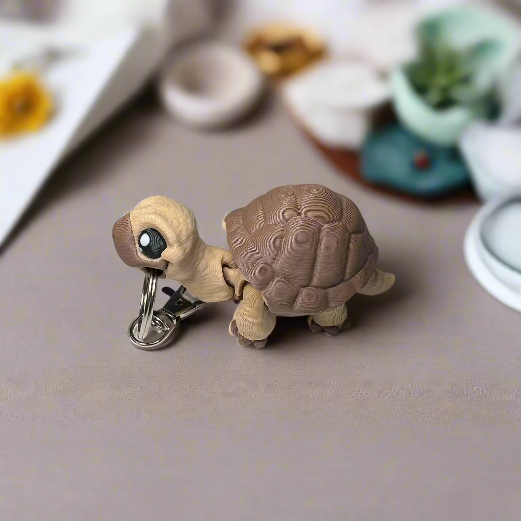 Cute Mini Tortoise Keychain