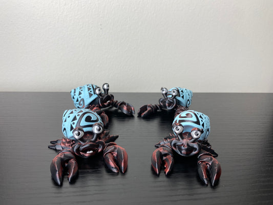 Tattooed Hermit Crab - Set of 2