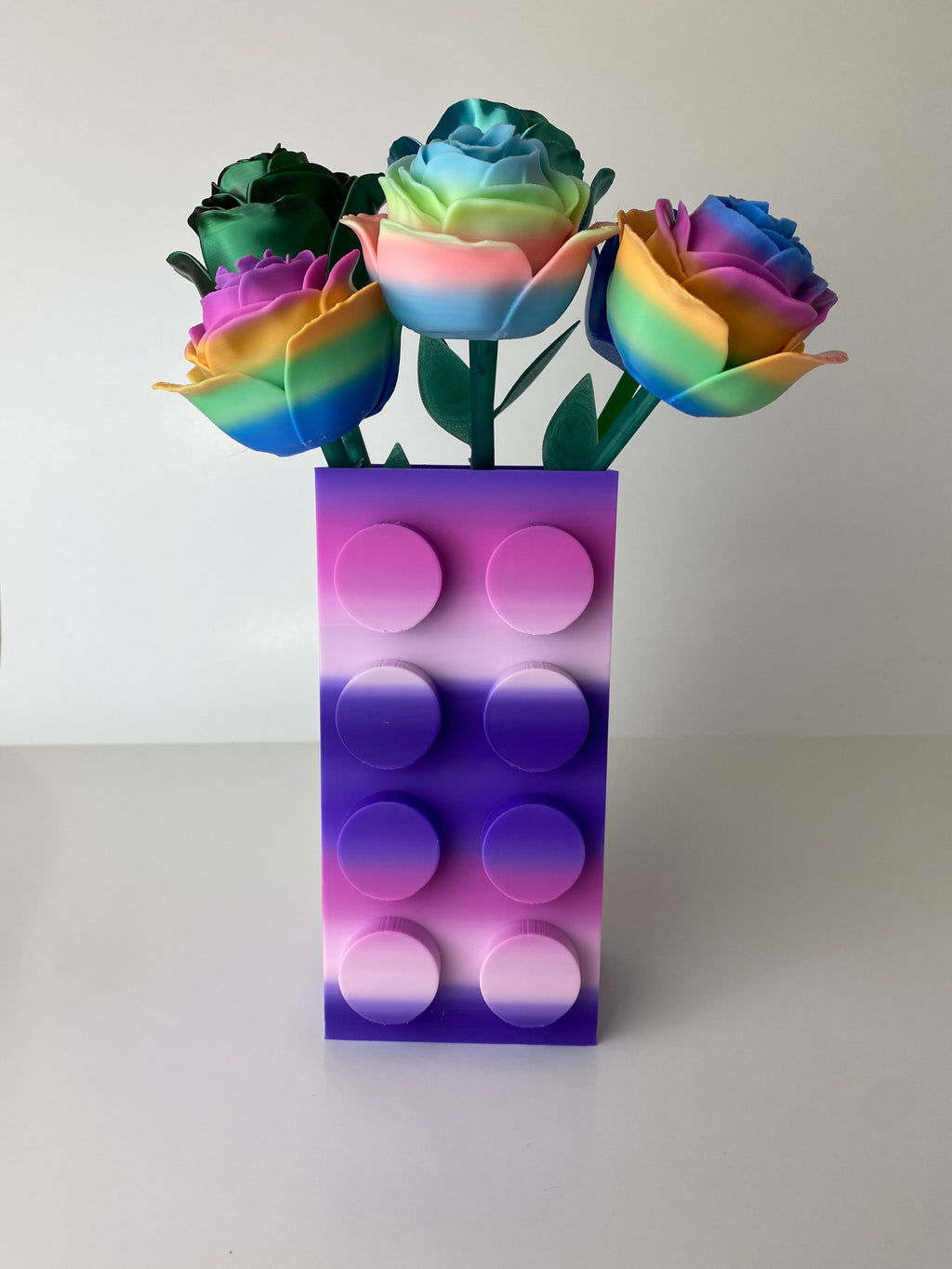 3D Building Block Vase