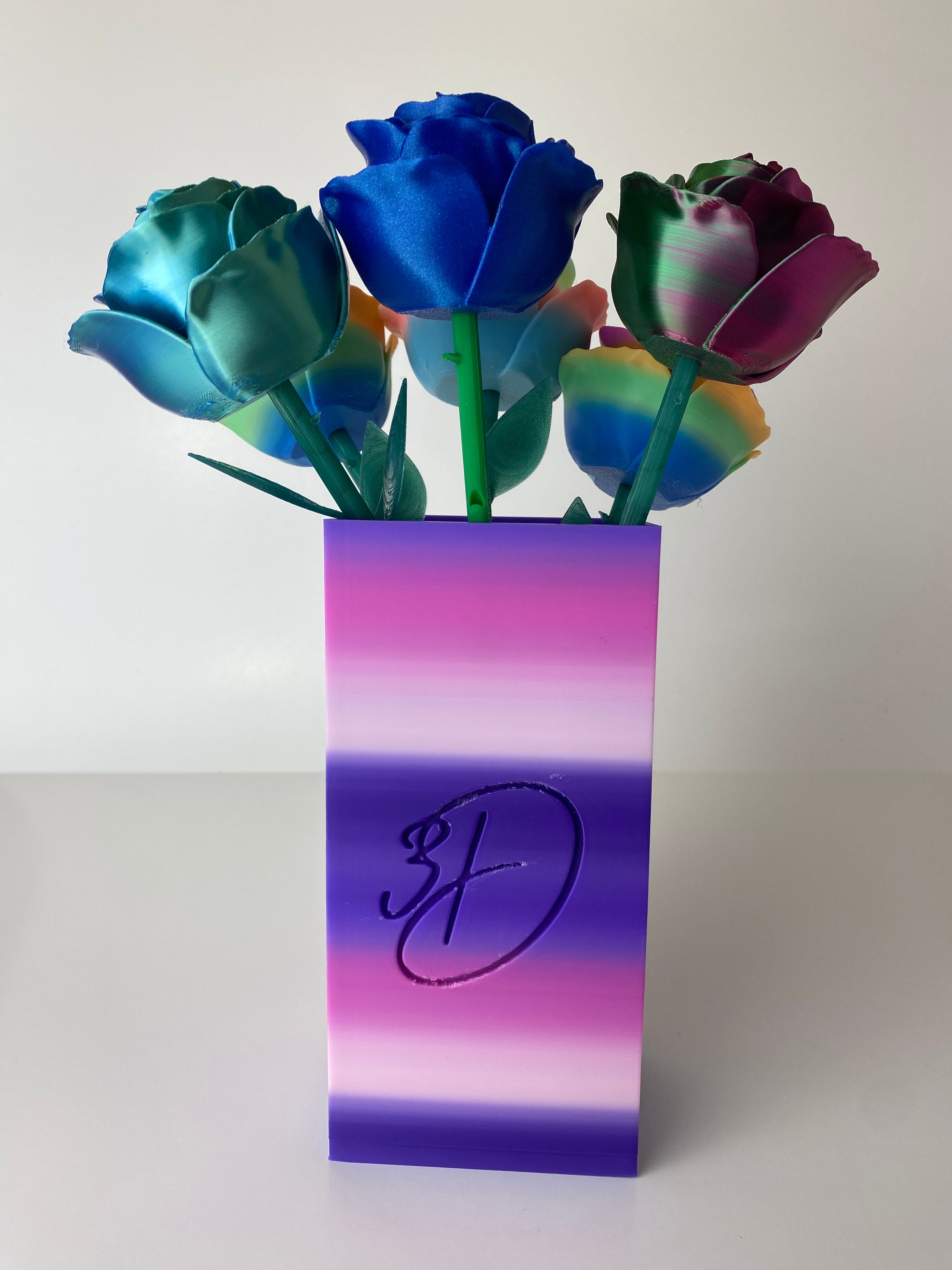 3D Building Block Vase