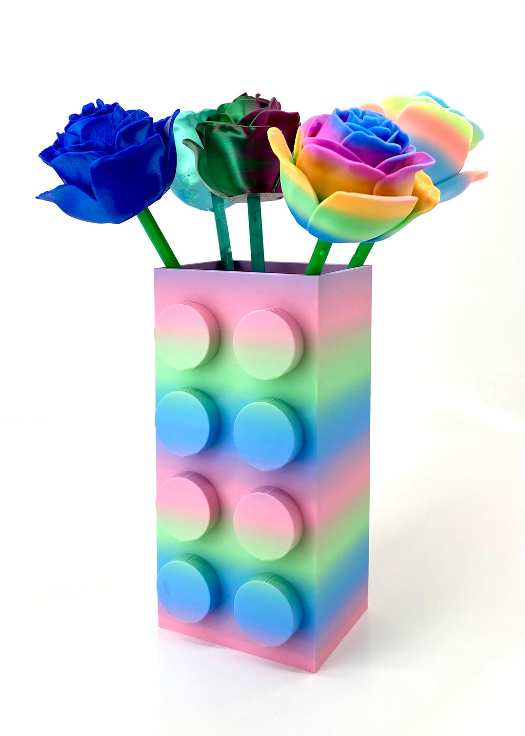 3D Building Block Vase