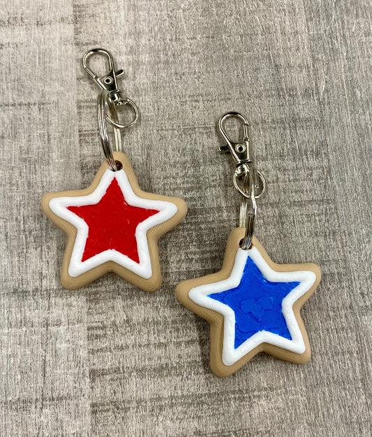 Star Cookie Keychain