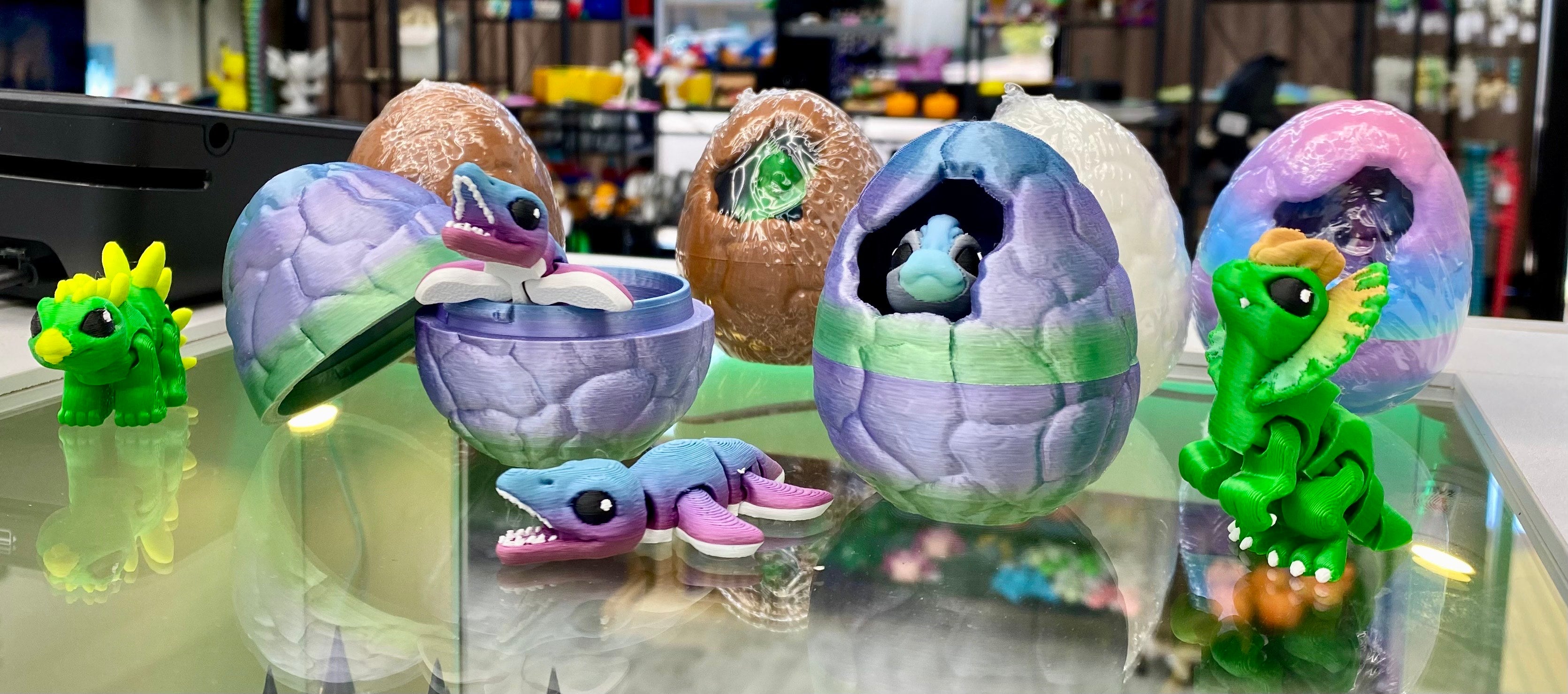 Dinosaur Hatchlings with Eggs 🦖🥚