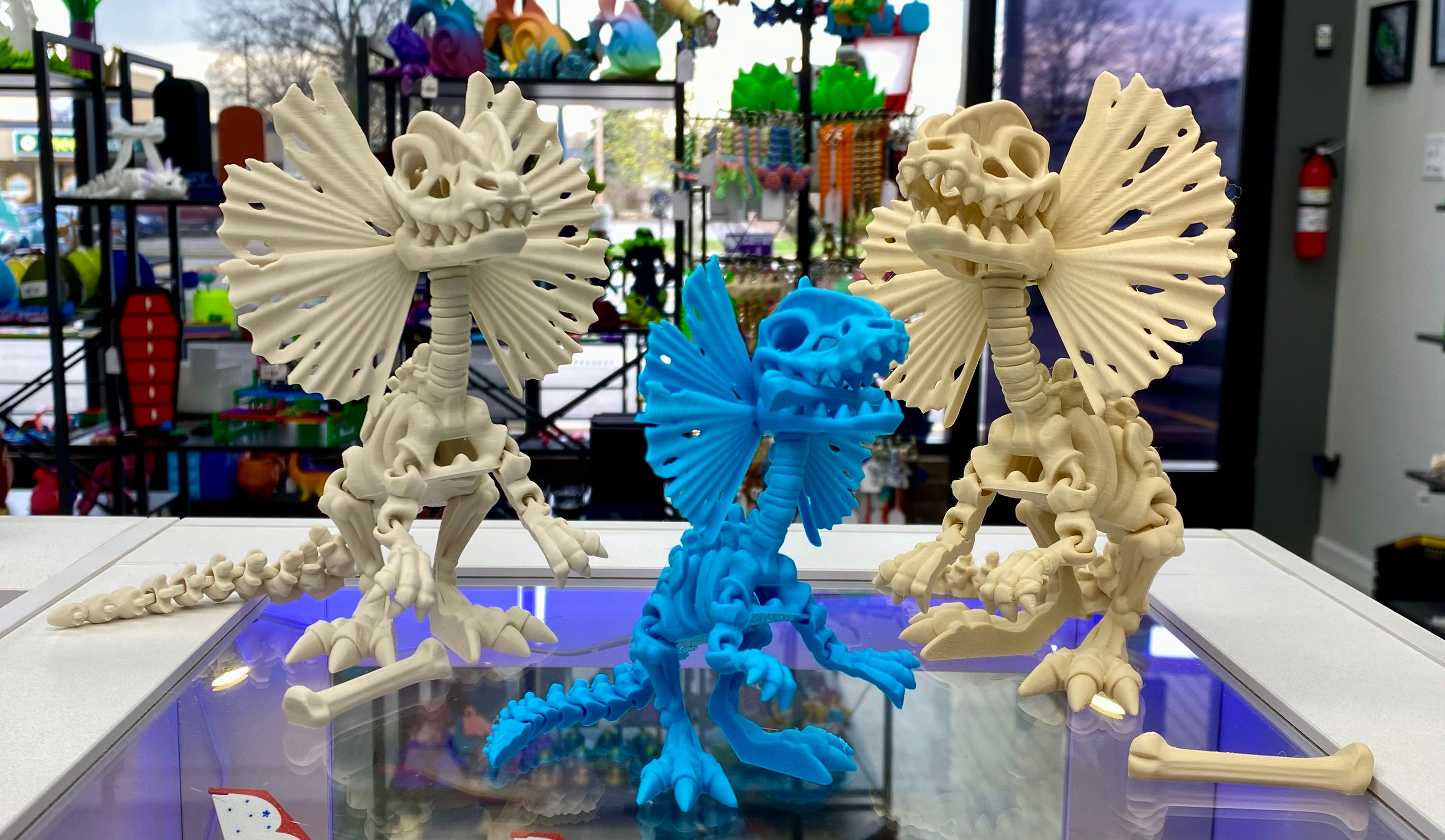 Skeleton Dilophosaurus